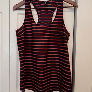 Jacob Striped Racerback Tank Top Size Medium